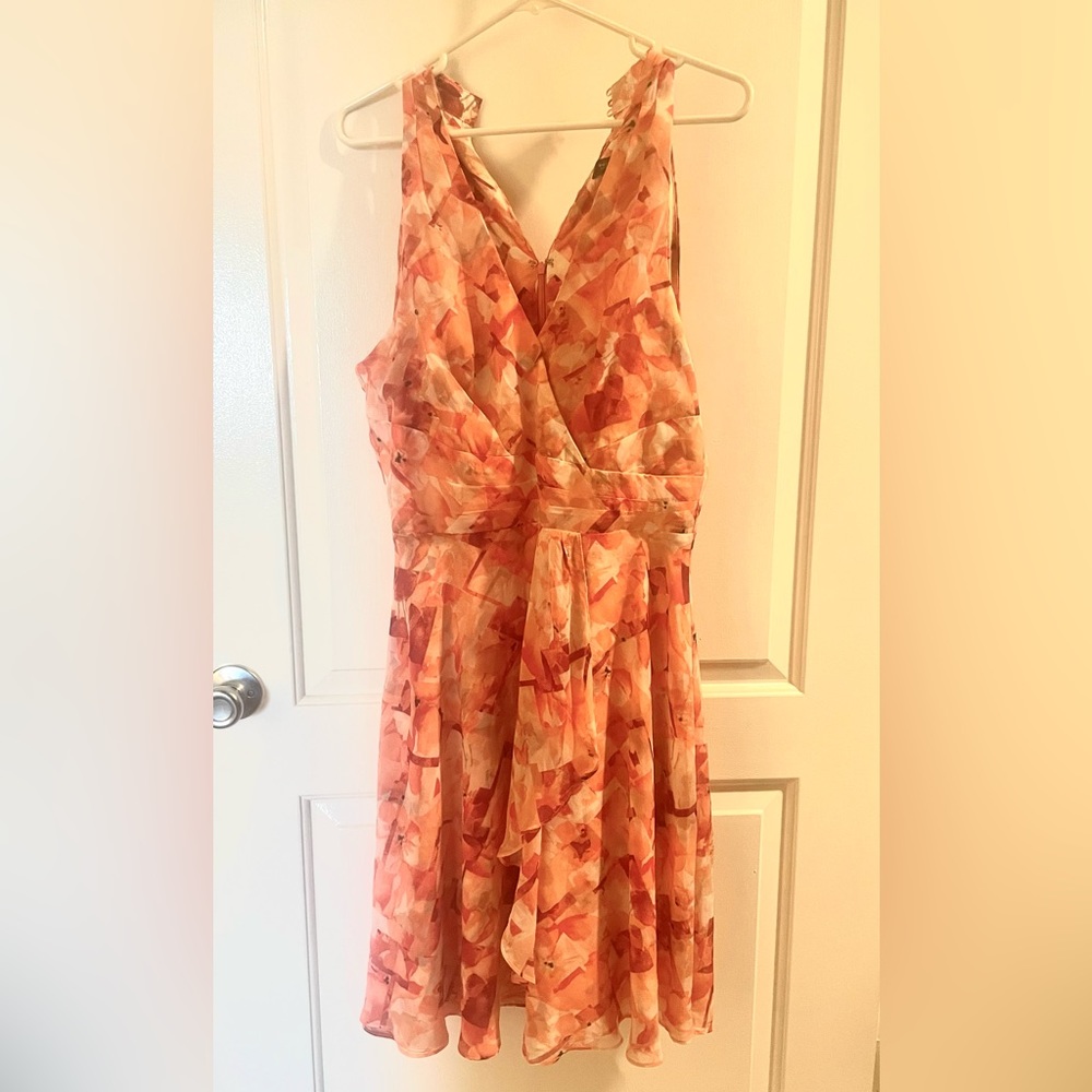 Whitehouse Blackmarket pink floral dress